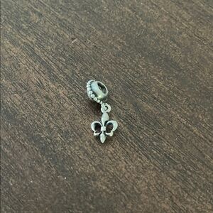 Silver Fleur-de-Lis Charm